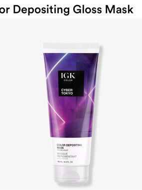 IGK Color Cyber Tokyo Intense Violet Color Depositing Mask